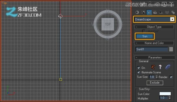 3dmax创建一个美丽的日落场景教程,PS教程,思缘教程网