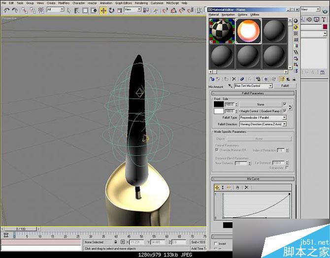 3DSMAX制作逼真的蜡烛 武林网 3DSMAX建模教程