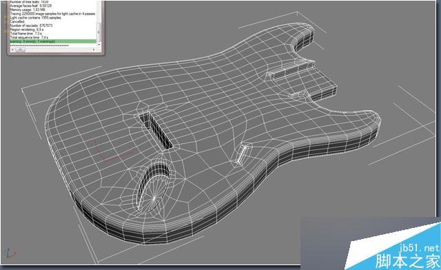 3DSMAX打造超逼真吉他 武林网 3DSMAX教程