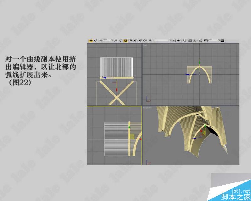 3dmax建模哥特式教堂内景系列教程 武林网 3dmax建模教程