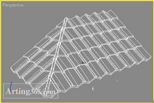 3d max教程：用poly方法制作有瓦的房顶[多图]图片8