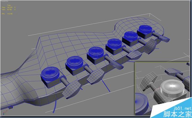 3DSMAX打造超逼真吉他 武林网 3DSMAX教程