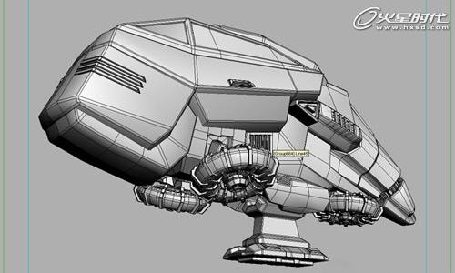 3DSMAX打造未来飞行器 武林网 3DSMAX建模教程