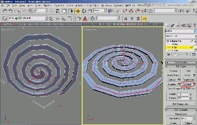 3DS max制作立体感的蚊香实例教程,破洛洛