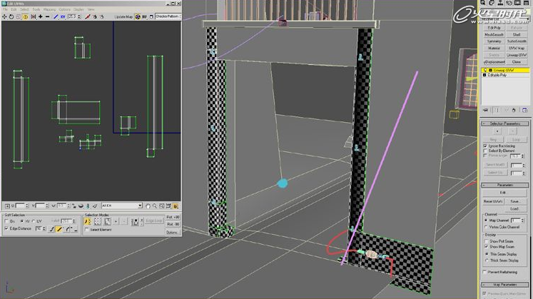 3DSMAX制作照片级废墟 武林网 3DSMAX材质贴图教程