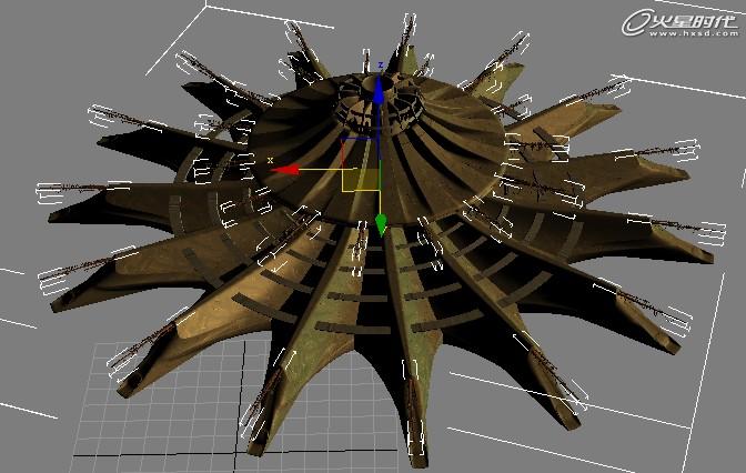 3DSMAX打造科幻码头场景 武林网 3DSMAX建模教程