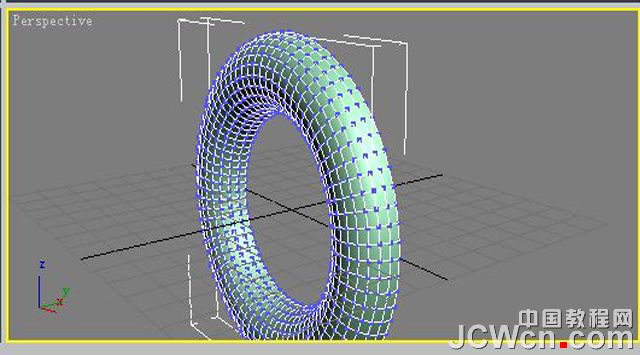 3ds MAX建模实例教程:制作汽车轮胎_jb51.com