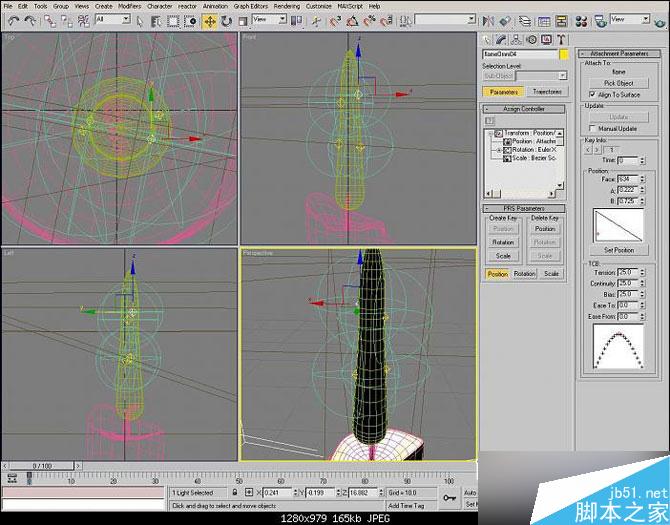 3DSMAX制作逼真的蜡烛 武林网 3DSMAX建模教程