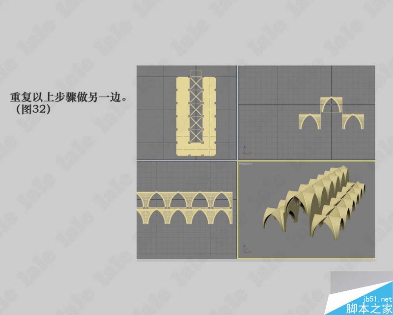 3dmax建模哥特式教堂内景系列教程 武林网 3dmax建模教程