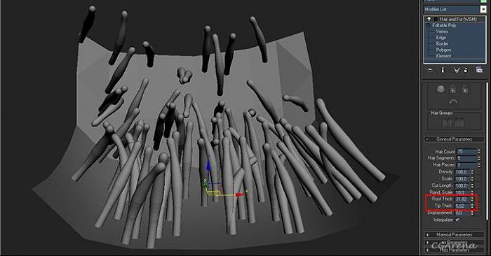 3dsmax毛发系统制作海葵 武林网 max渲染教程