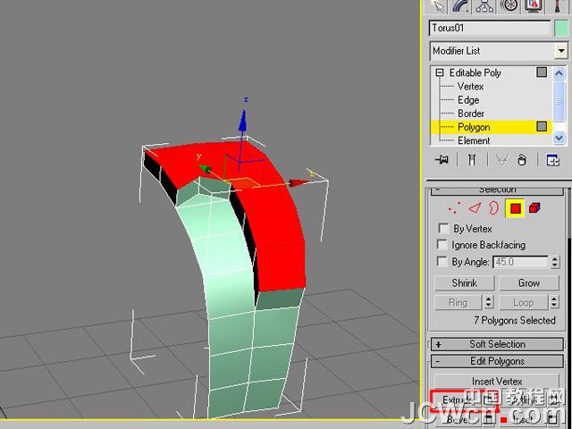 3ds MAX建模实例教程:制作汽车轮胎_jb51.com