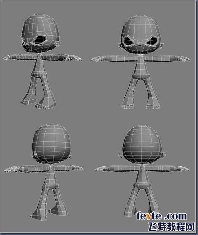 3DSMAX制作卡通印第安人角色 武林网 3DSMAX角色教程