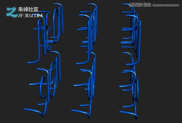 3dmax结合Vray制作霓虹灯艺术字效果,