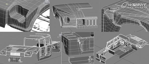 3DSMAX制作悍马汽车模型 武林网 3DSMAX建模教程