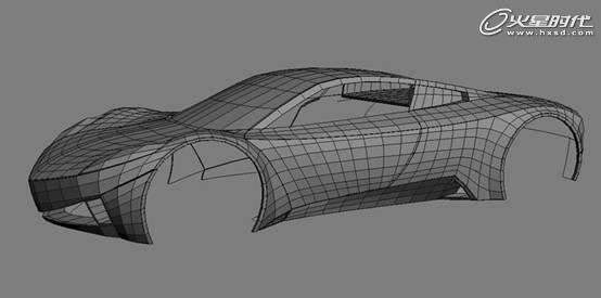 3DSMAX制作Tension GT跑车与游戏导入 武林网 3DSMAX建模教程