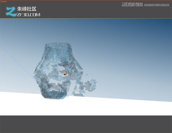 3Dmax制作超酷的子弹打碎玻璃效果图,