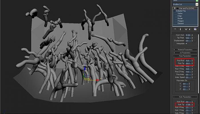 3dsmax毛发系统制作海葵 武林网 max渲染教程