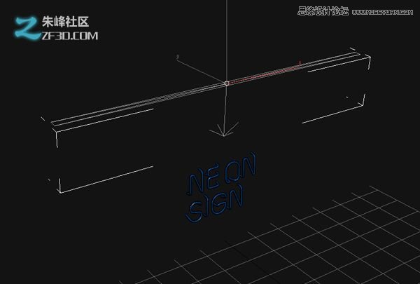 3dmax结合Vray制作霓虹灯艺术字效果,