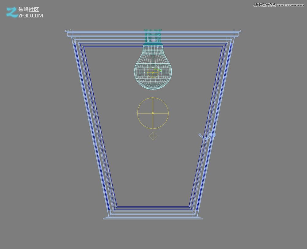 3dmax制作欧式风格的墙壁路灯效果,PS教程,思缘教程网