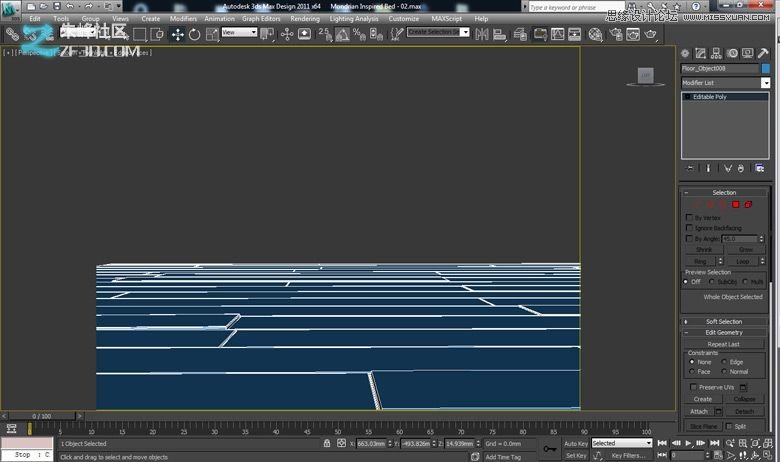 3dmax制作个性卧室效果图教程,