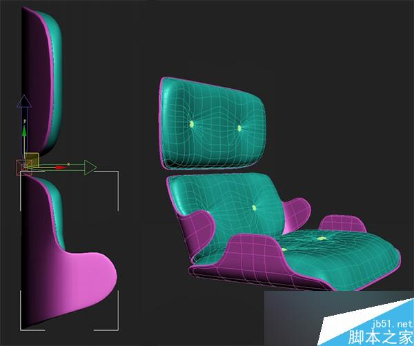 3DSMAX打造休闲椅模型 武林网 3DSMAX建模教程