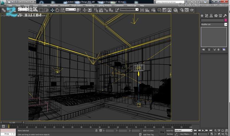 3dmax制作个性卧室效果图教程,