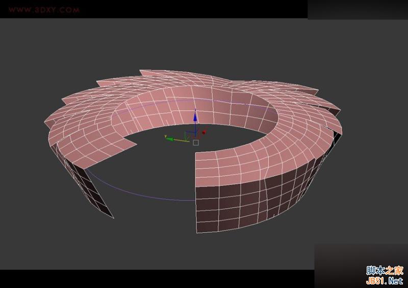 3DMAX详解如何建造鱼鳞状建筑模型,PS教程,思缘教程网