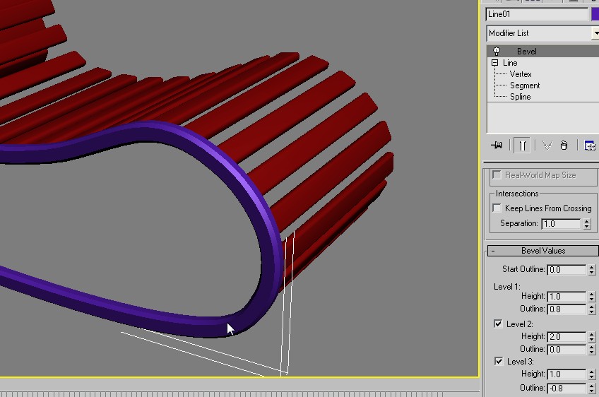 3dsmax休闲躺椅建模教程 武林网 3dsmax建模教程