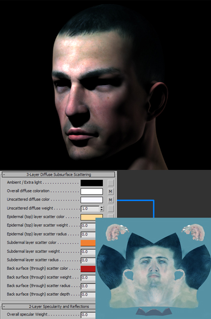 3DSMAX的mental ray皮肤3S材质详解 武林网 3DSMAX材质教程