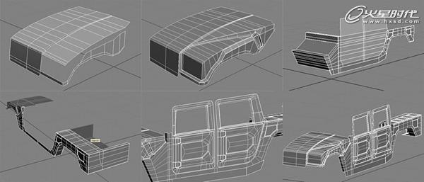 3DSMAX制作悍马汽车模型 武林网 3DSMAX建模教程