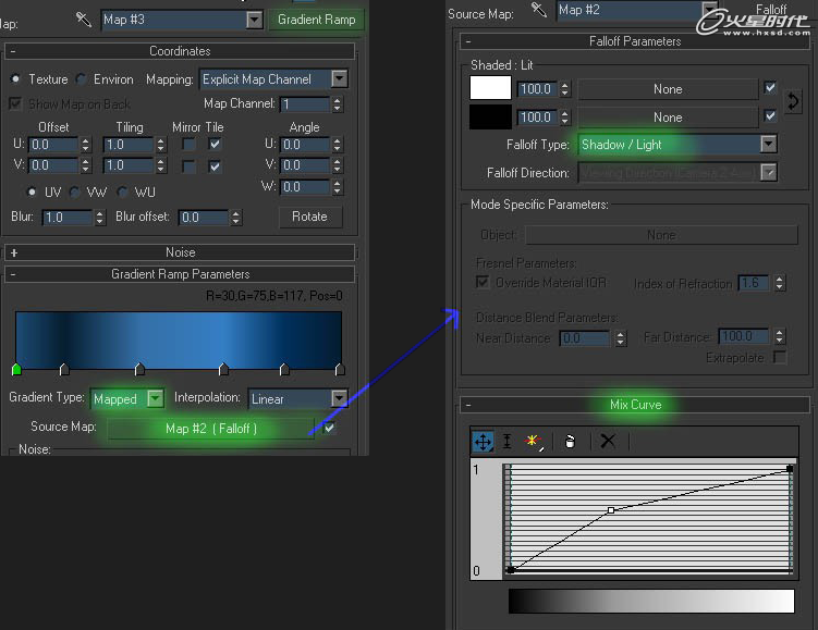 3DSMAX制作真实的雪材质 武林网 3DSMAX材质教程