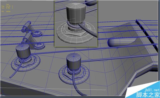 3DSMAX打造超逼真吉他 武林网 3DSMAX教程