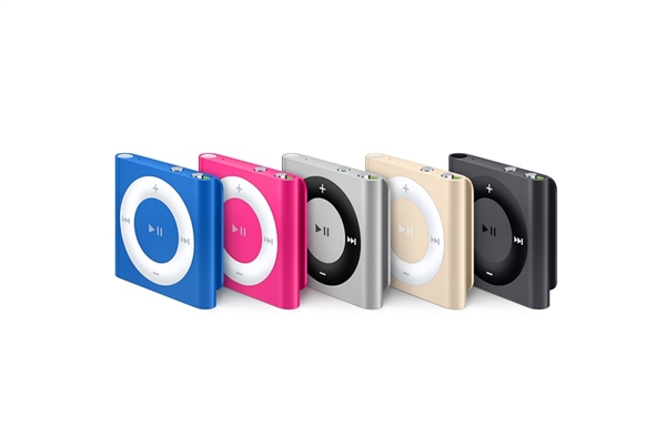 iPod nano、iPod shuffle难得升级：只有新颜色