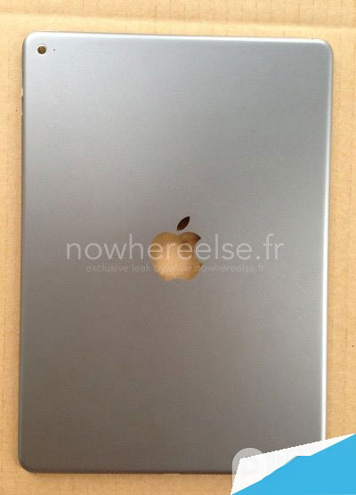 全尺寸iPad Air2后壳图片曝光 扬声器位置有变化