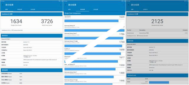 小米平板3跑分多少？联发科MT8176小米平板3性能测试