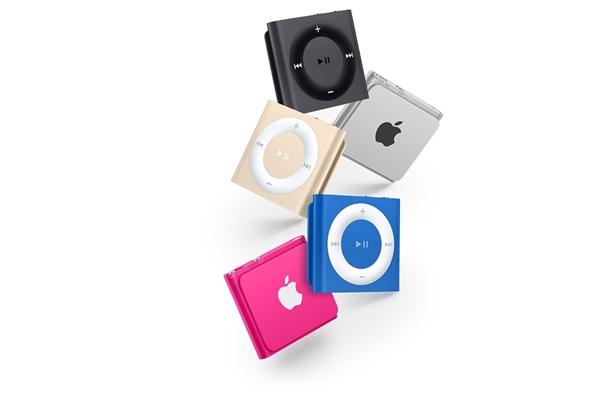 iPod nano、iPod shuffle难得升级：只有新颜色