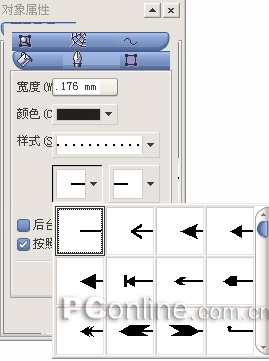 CorelDRAW 12循序渐进-对象的轮廓设定 武林网 CorelDraw入门教程