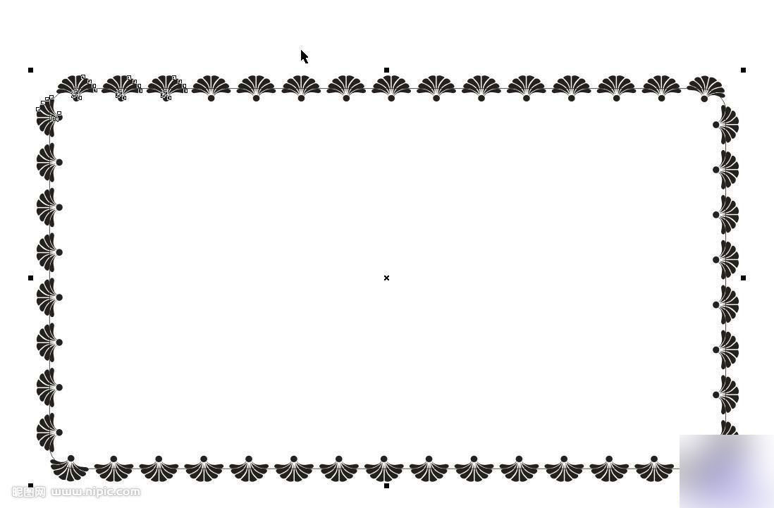 CorelDRAW绘制漂亮的花纹边框 武林网 CorelDraw实例教程