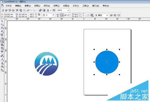 怎么用CorelDRAW曲线图形标志