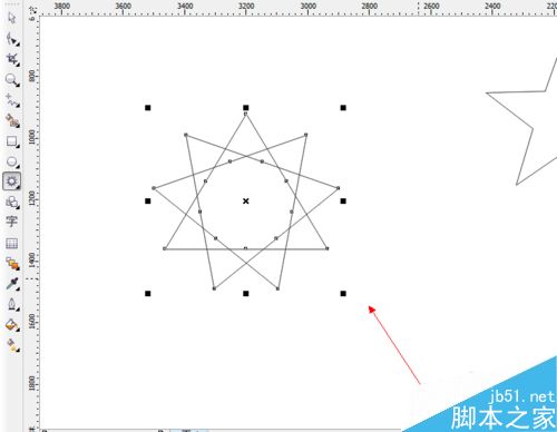 CDR中复杂星形工具如何使用