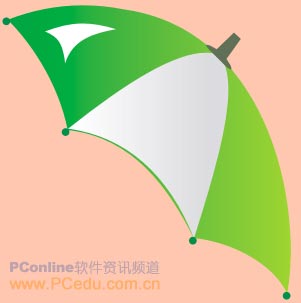 CDR绘制雨伞教程 武林网 CDR实例教程