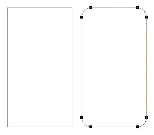 CDR绘制简洁IPHONE4手机教程 武林网 CDR实例教程1.jpg