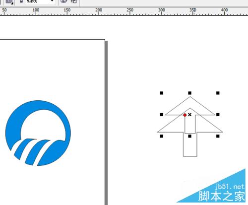 怎么用CorelDRAW曲线图形标志