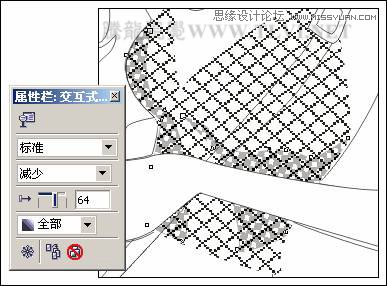 CorelDRAW绘制半调图案背景前的摩登少女,破洛洛