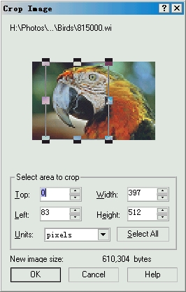 CorelDRAW 导入时Crop（修剪）位图 武林网 CorelDraw入门教程