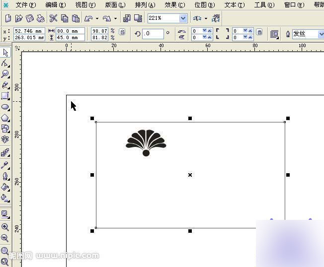 CorelDRAW绘制漂亮的花纹边框 武林网 CorelDraw实例教程