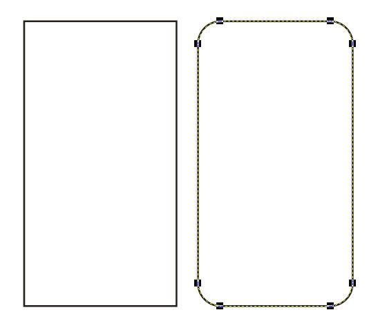 CDR绘制简洁IPHONE4手机教程 武林网 CDR实例教程1.jpg