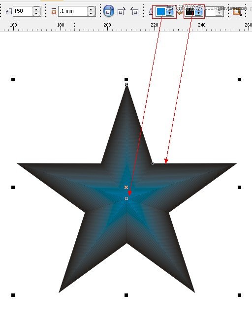 CorelDRAW的实用技巧绘制五角星,破洛洛