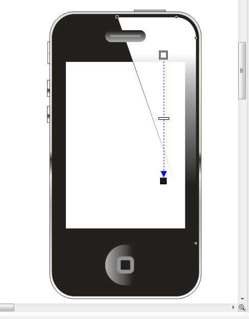 CDR绘制简洁IPHONE4手机教程 武林网 CDR实例教程14.jpg