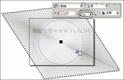 CorelDRAW绘制放射状速度线实例之足球少年,破洛洛